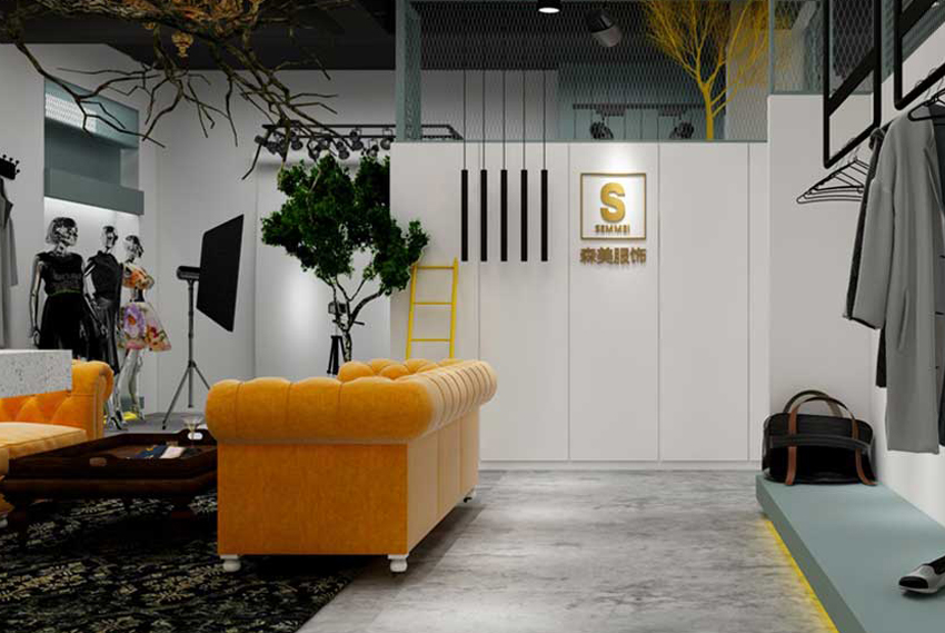 132平展廳INS裝修效果圖 132平展廳INS裝修效果圖