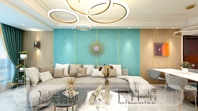 大連沙河口區(qū)億達(dá)河口灣家裝案例